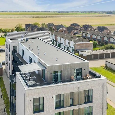 Lägenhet Apartmenthaus Vor Den Halligen Kuestenbrise De Luxe Nordstrand